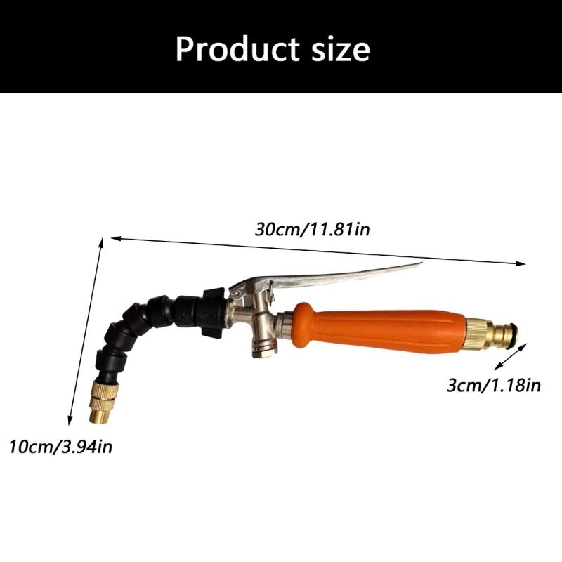 Professional Ergonomic Grip Air Conditioner Cleaner Sprayer Tool Durability Alloy Body And Flexible Water Jet Adjustment