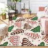 1Pc Christmas Tree Rug Office Carpet Indoor Outdoor Doormat Nonslip Soft And Comfortable Living Room Christmas Halloween Gift D91816
