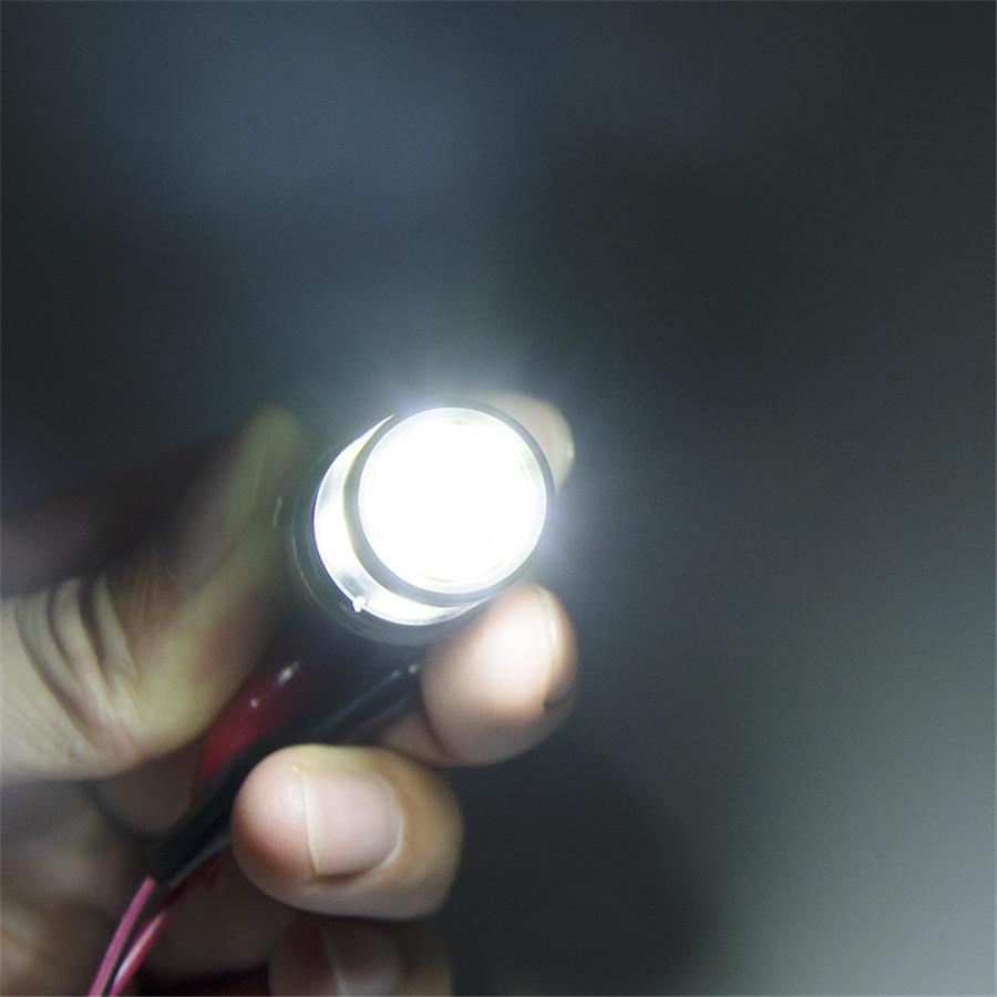 New 2Pcs LED Headlight Bulb 100W 6-Side White 6000K 66LED DRL Fog Lamp Driving Light
