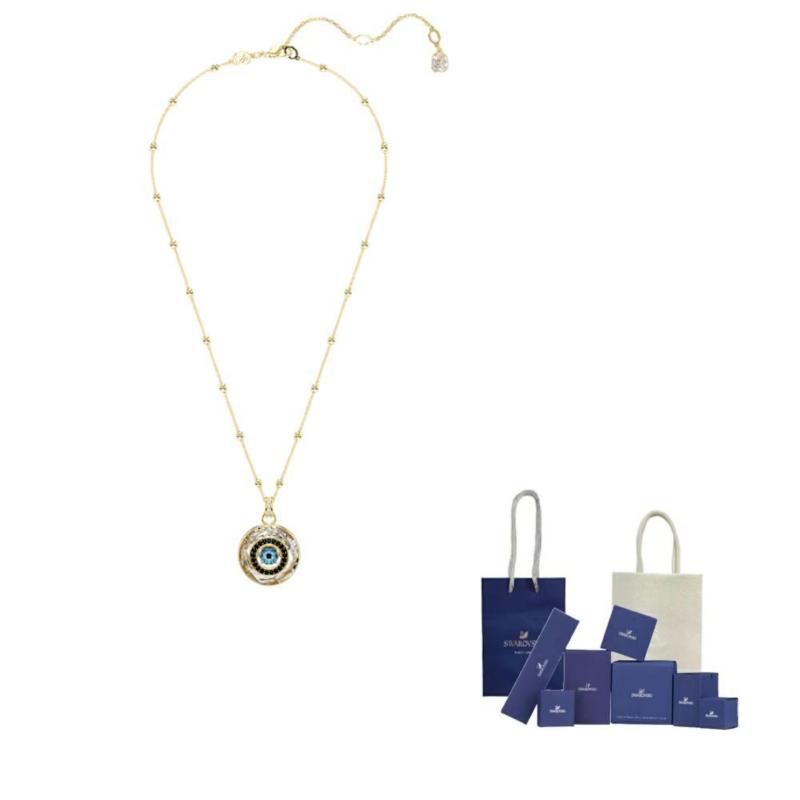 Swarovski Symbolica Crystal Necklaces Unisex Gold