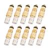 10PCS Tractor Air Liquid Valves Tire Brass Valve Stem TR218A CH3 Core Housings Replacement