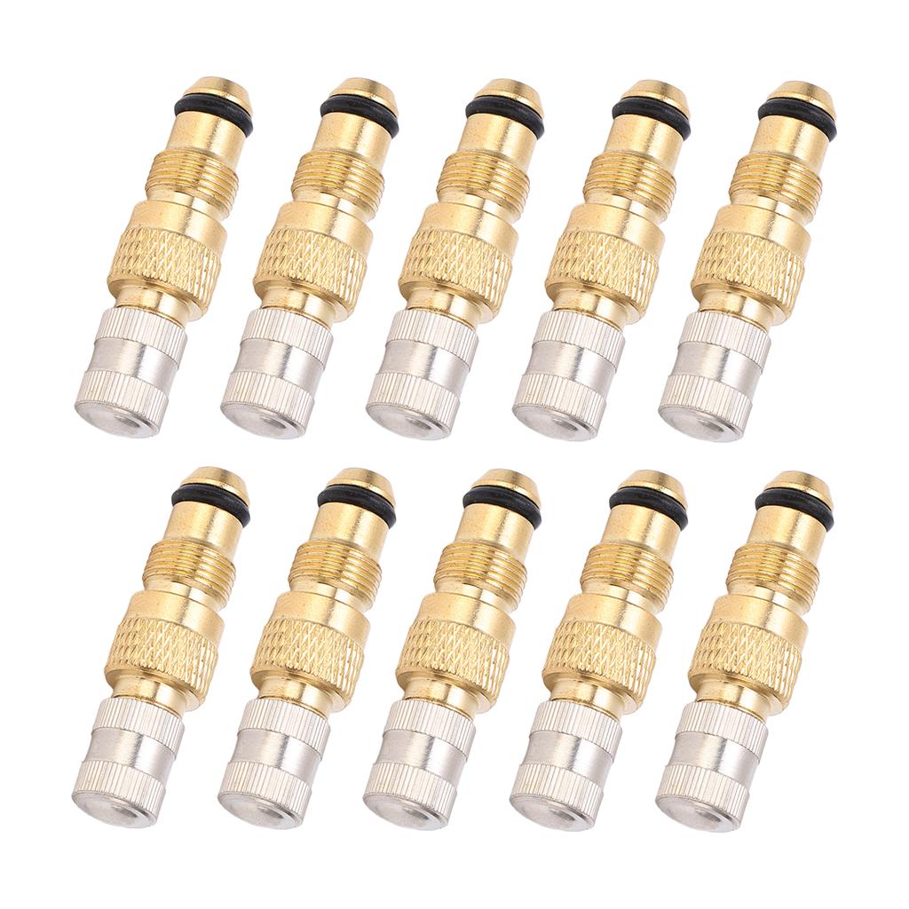 10PCS Tractor Air Liquid Valves Tire Brass Valve Stem TR218A CH3 Core Housings Replacement