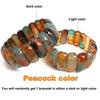 Natural 9 Color Botswana agate Stone Beads Bracelet Natural Gemstone Jewelry Bangle For man Woman For Gift Wholesale