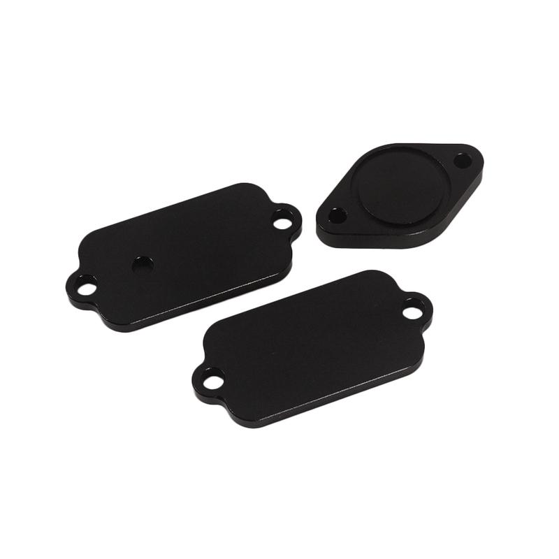 For SUZUKI SV650 SV 650 2003 2004 2005 2006 Aluminum Smog Block Off Plates Cover Fit Motorcycle Accessories Black