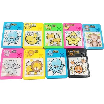 6 ks Zvířecí Čísla Náhodné Puzzle Plastové Posuvné Puzzle Logické Dětské Vzdělávací Puzzle Hračka Školní Mateřská Škola Dárek