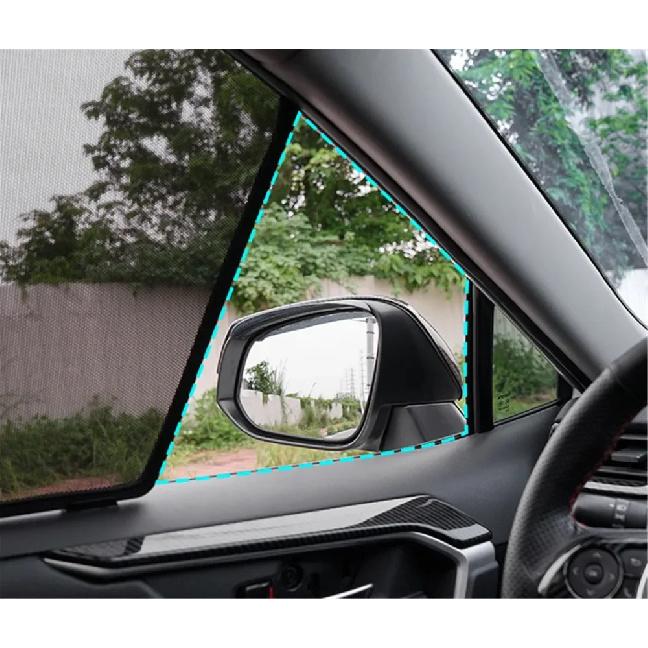 Custom Car Window Sunshade For Volkswagen Tiguan 1st Gen MK1 2007 - 2016 VW Magnetic Curtain Mesh Front Windshield Frame Curtain
