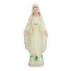 Plastic Blue Handmade Mary Statue Christmas Home Decoration Gift Detailed Tabletop Ornament