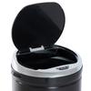 Trash Can with Motion Sensor, Stainless Steel, 30.5 Cm X 30.5 Cm X 81.5 Cm, Black
