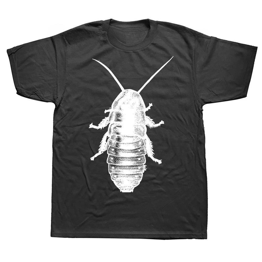 

Womens Shortsleeved Tshirt Street Style Summery and Humorous Printed with A Cockroach Pattern Perfect As A Birthday Gift S