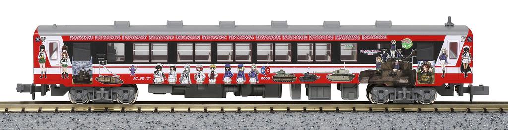 KATO N Gauge Kashima Rinkai Railway 6006 Girls Panzer Specification Wrapping Train IV Railway Model Diesel Car & No. [Special Product] 16001-5