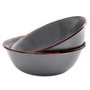 BAREBONES Enamel Bowl Set of Stone Gray Japanese 2, [Official Distributor]