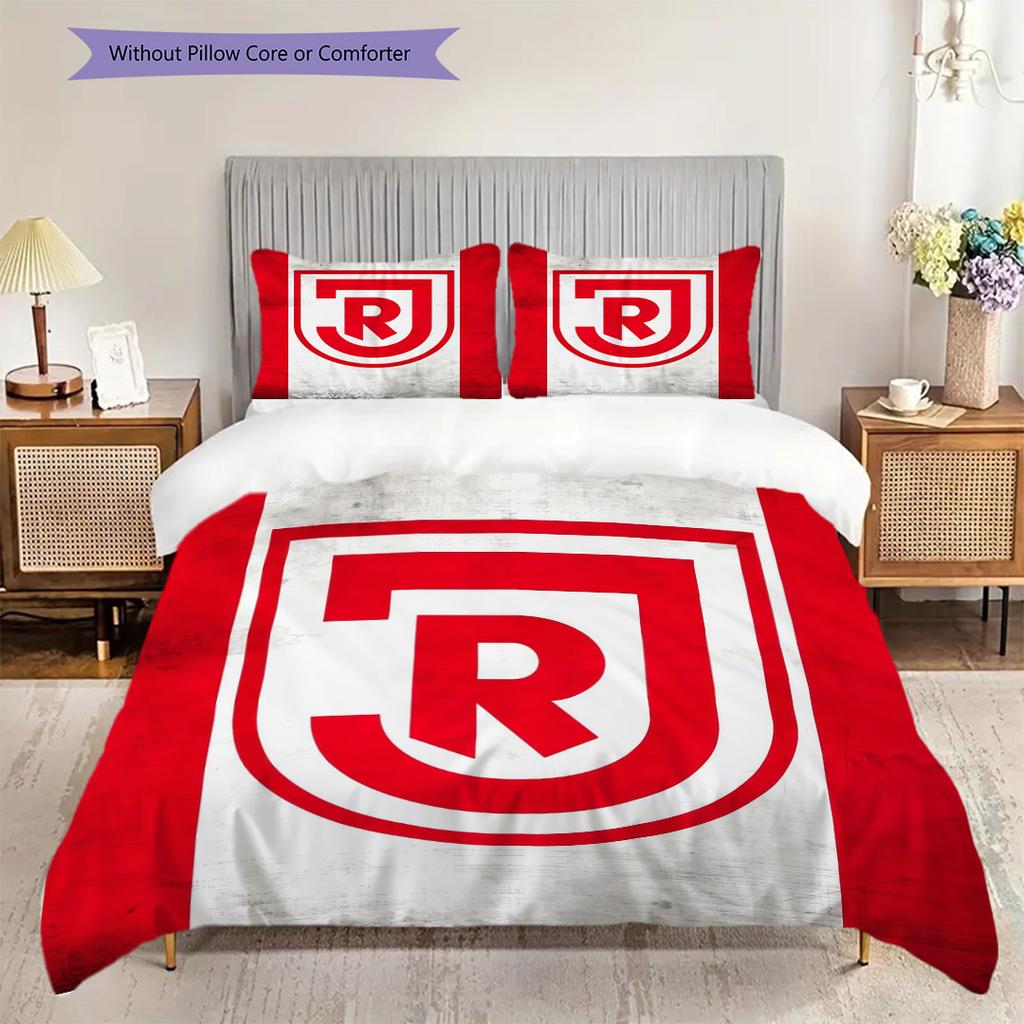 Set Copripiumino Trapuntato con Fantasia Jahn Regensburg Federa Decorazione per la Casa Regalo di Compleanno (1 * copripiumino + 2 * federa, senza nucleo)