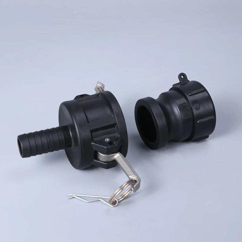 Hochwertiger Polypropylen IBC-Tankadapter A200 & Kunststoff-Camlock-Kombinationspaket-Ventilverbinder