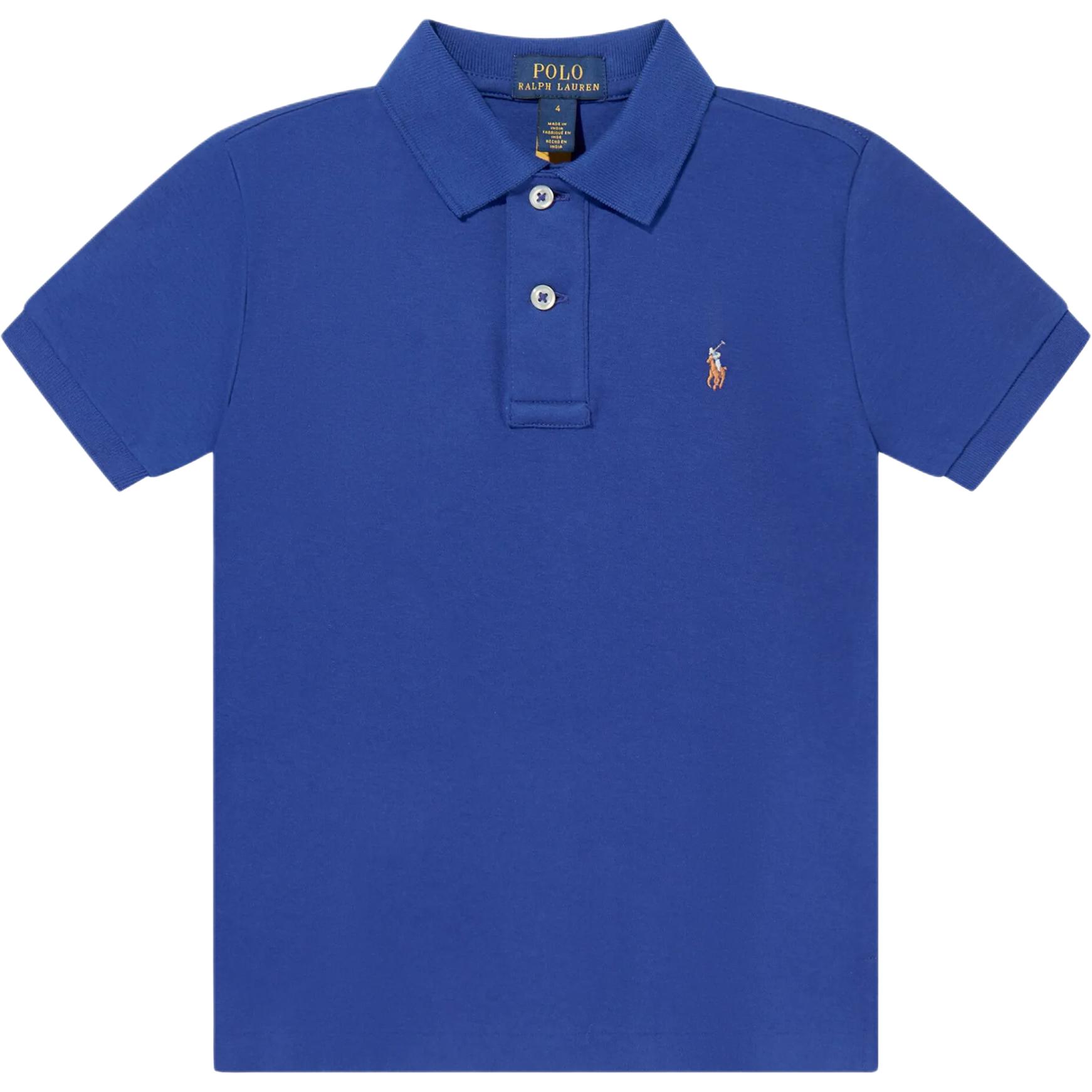 Polo Ralph Lauren Pique Knit Embroidered Logo Polo Shirt Men tops Royal-Blue 323952431-003 XL