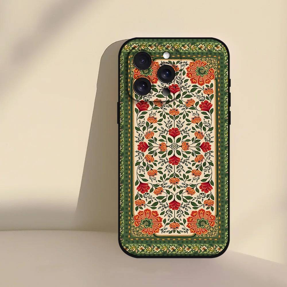 

Persian Carpet Floral Pattern Phone Case Phone Case For IPhone Models 17 16 15 11 13 14 Pro Max Plus X Xr Xs Max 13 Mini iphone13mini