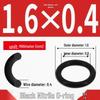 Durable Nitrile Rubber O-Ring, Wire Diameters 0.4-0.8mm, Waterproof & Wear-resistant Sealing Ring