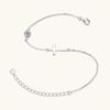 Silvere Glam Ins Fresh And Simple Cross Moissanite Bracelet For Women, A High-end Design Sense, 925 Sterling Silver Jewelry