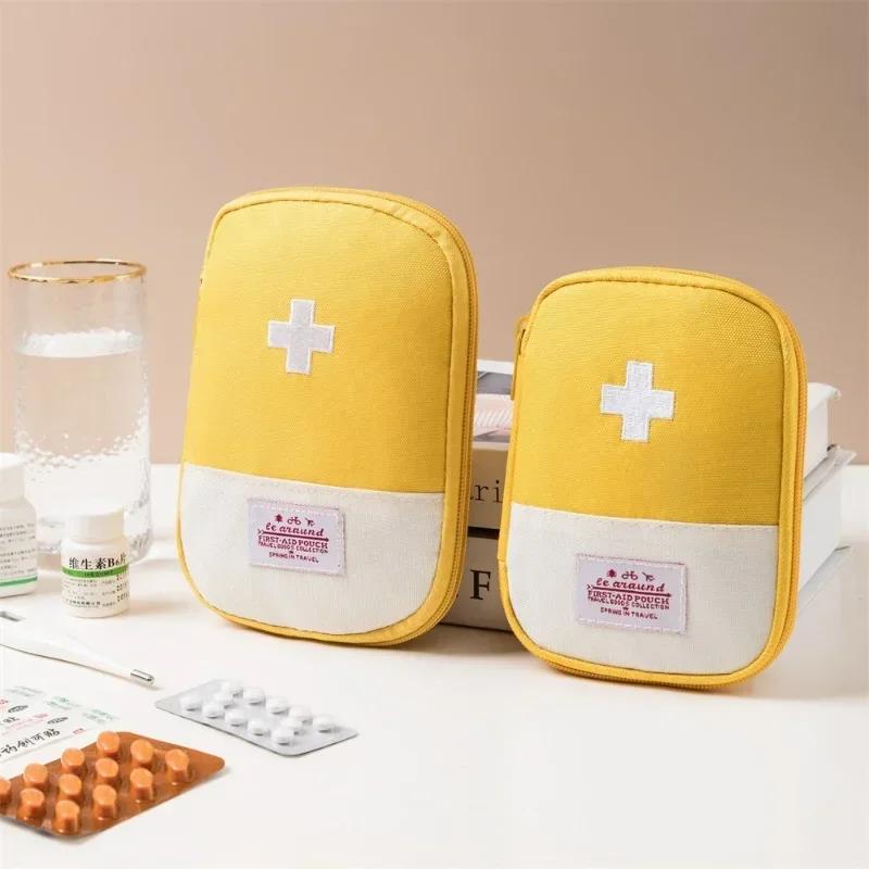 Portable Medical Storage Bag Camping Emergency First Aid Kit Organizer Home Outdoor Travel Household Medicine Pill Storage Case