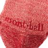 montbell merino wool walking socks women's red m (23-25cm) 1118425