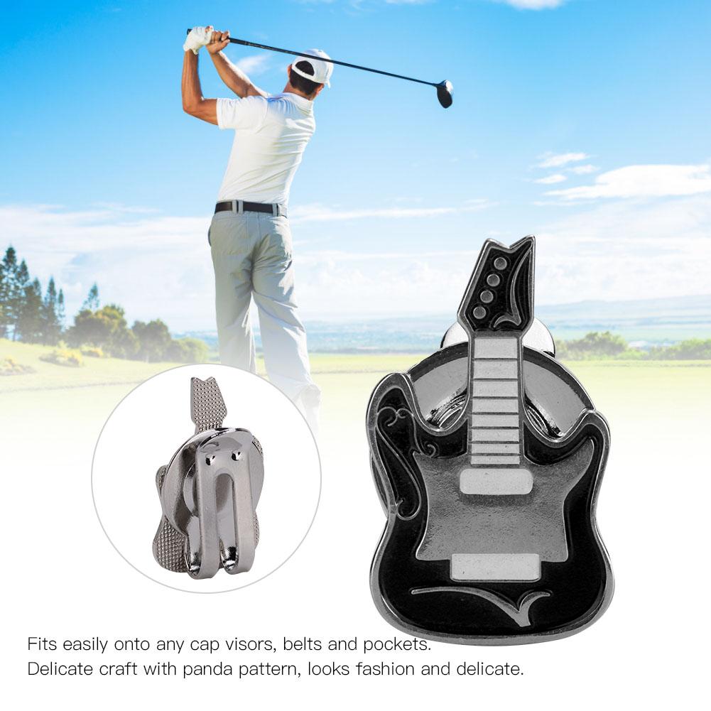 Metal Magnetic Golf Cap Hat Visor Clip Ball Marker Accessory Multiple Patterns