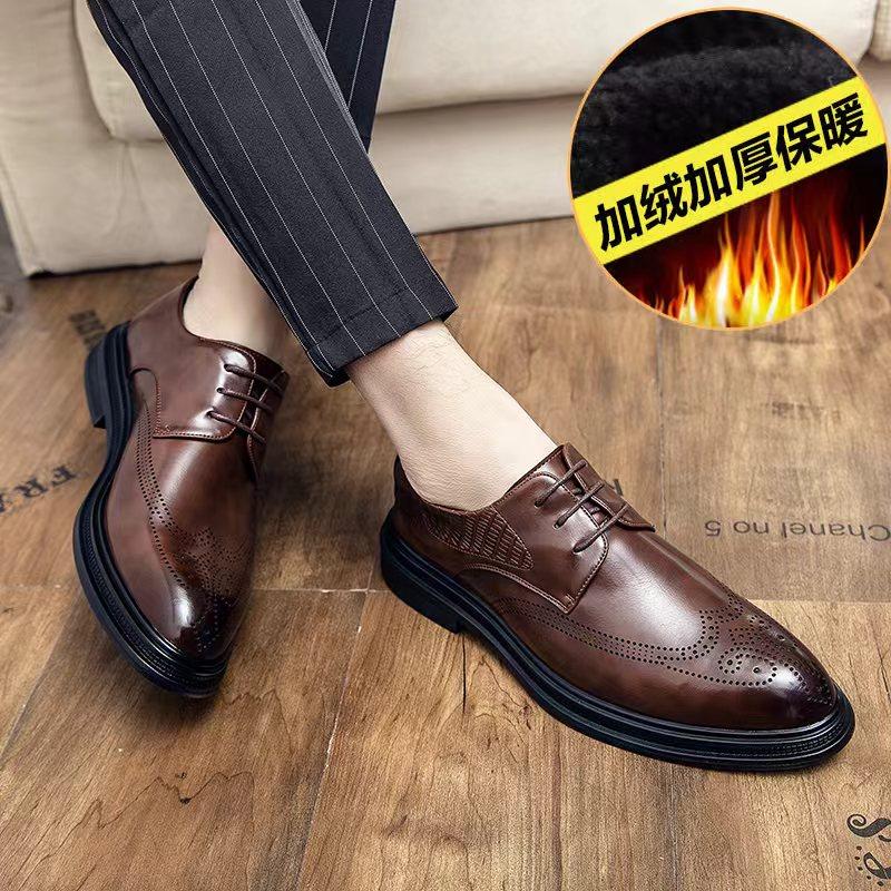 Business Freizeit Schuhe Neu Britisches Weiches Leder Weiche Sohle Innere Höhenerhöhung Bräutigam Hochzeitschuhe
