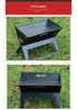 Portable Outdoor Folding Charcoal BBQ Grill and Oven
