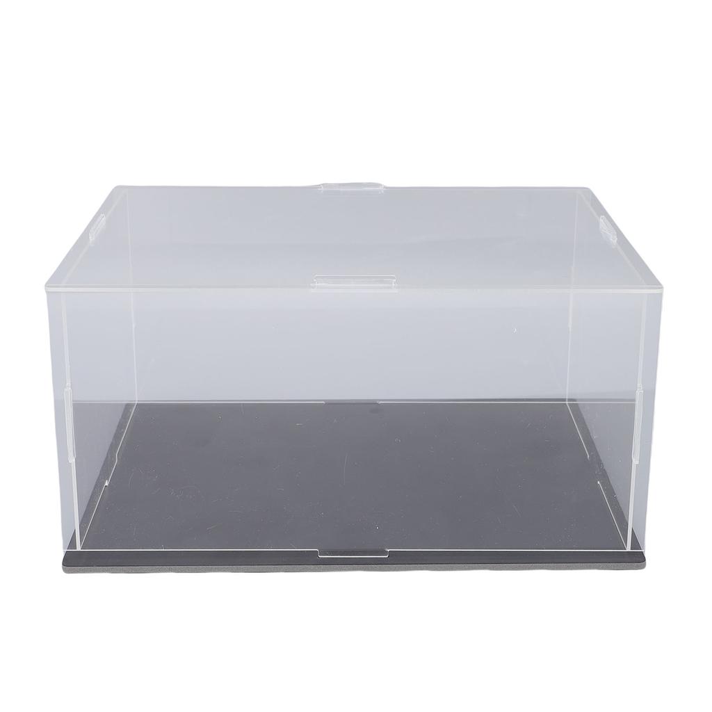 Acryl Vitrine Selbstmontage Staubdichte Ausstellungsbox für Sammlerstücke Actionfiguren Puppen Spielzeug Heimaufbewahrung