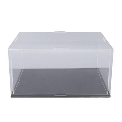 Acryl Vitrine Selbstmontage Staubdichte Ausstellungsbox für Sammlerstücke Actionfiguren Puppen Spielzeug Heimaufbewahrung