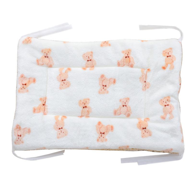 Winter Plus Samt und Verdickte Katzenkäfig Spezialunterlage Katzenmatte Warme Flanell Bündelbare Haustierdecke Korallenvliesmatte