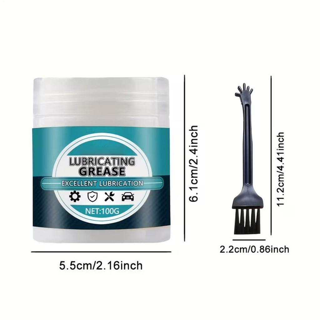 Heavy Duty Grease 100g Car Lubricant Wheel Bearing Grease With Brush For Sedans Suvs Door Garage Bike Bearing Wheel Break Track