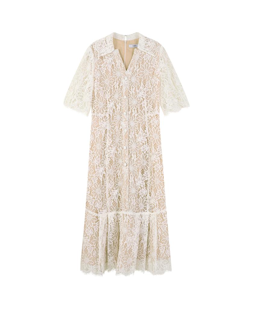 LAFELSORTOF Lace Long Dress