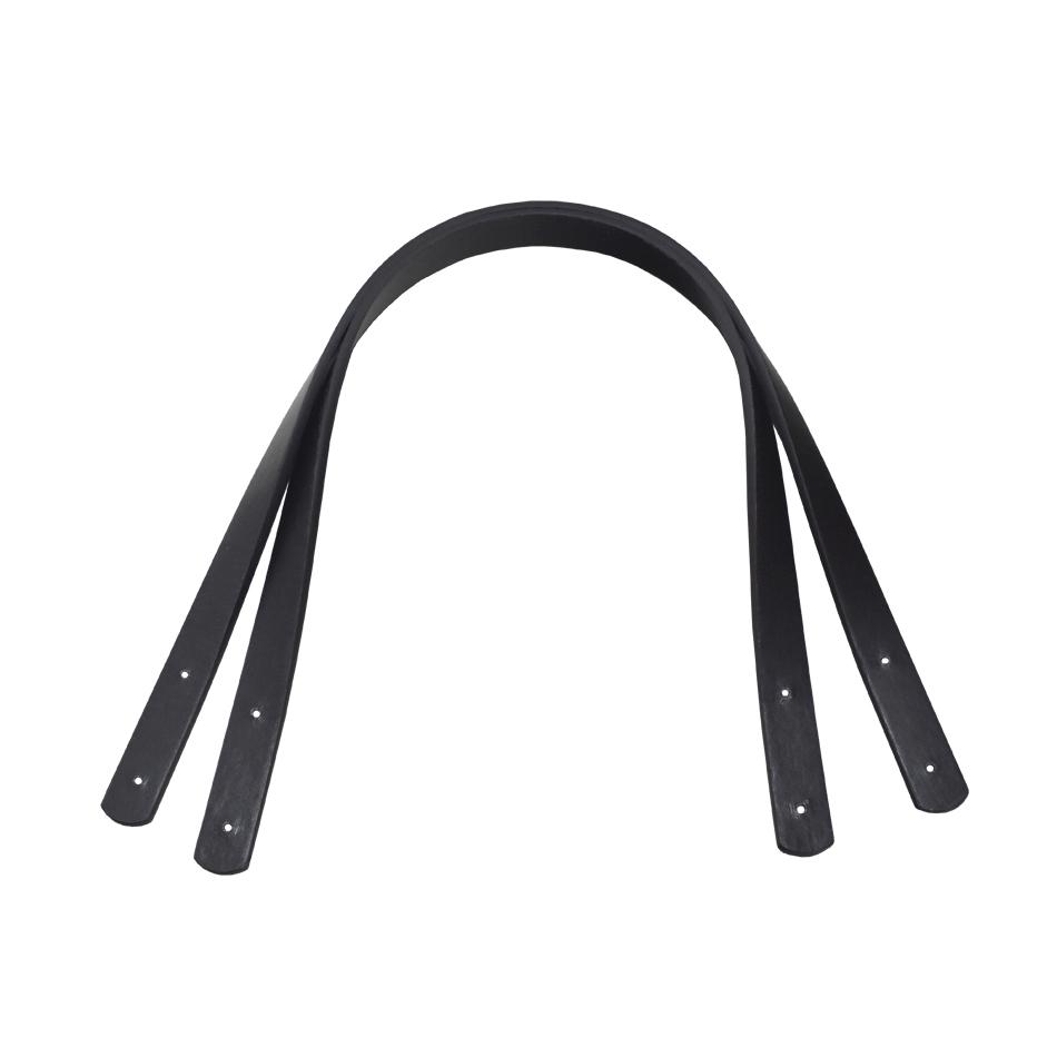 2pcs/Pair 60cm PU Leather Bag Strap Handle Shoulder Bag Belt Band for Women Handbag Handmade DIY Accessories With Rivets KZ0007