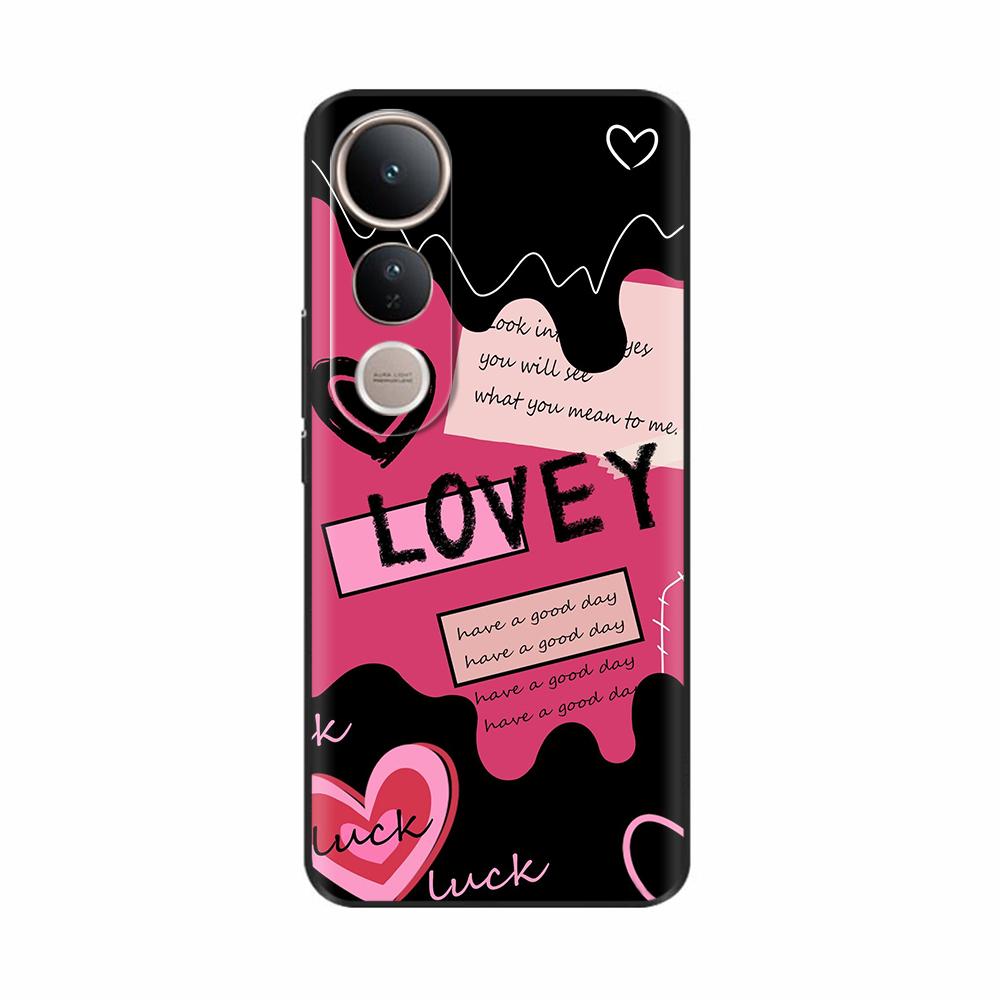 For Vivo V50 Lite Case Cute Cartoon Painted Phone Case For Vivo V50 Lite 4G 5G Protection Shockproof Shell Back Cover Protection