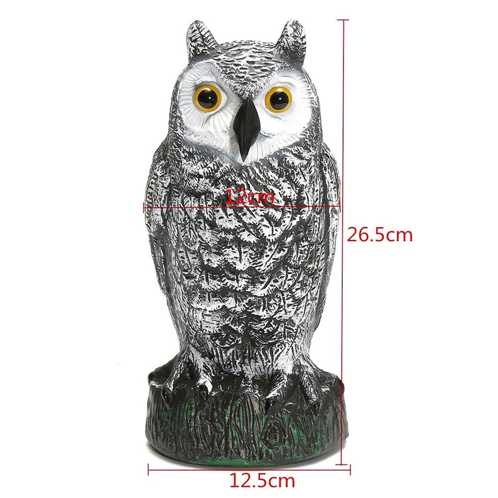 Fake Owl Decoys to Scare Birds Pest Repellent Pigeon Deterrent Owl Decoys for Garden Yard Outdoor Patio