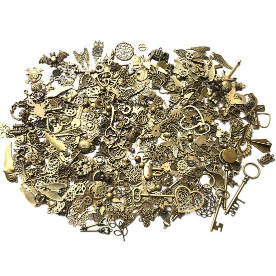 Charms, 50G, Antique, Mixed, Earrings, Necklace, Pendant, Charm, Diy, Craft, Accessories