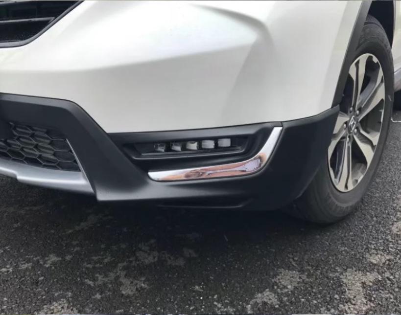 Compatible Honda 17th Gen CRV & 21st Gen CRV Exterior Trim Kit: Hood, Door, Rear Upper, Grille