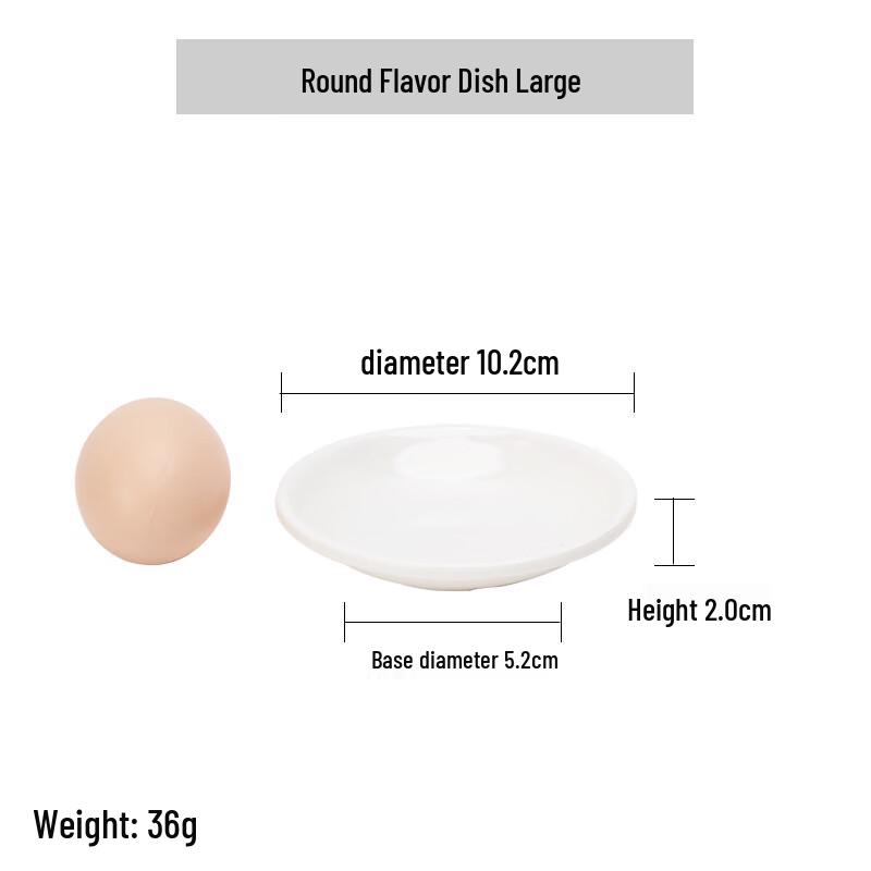 Melamine Round Sauce Dish