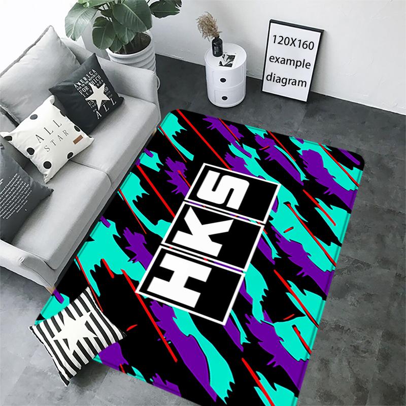 Floor Mat Non-slip Foot Rug for Entryway HKS Power Hallway Carpet Kitchen Water Absorbed Rugs Fluffy Bedside Mats Home Decor