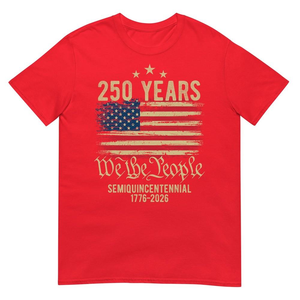 250 Years American Flag 250th Anniversary Usa Tshirt S