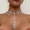Rhinestone Teardrop Nipple Chain - Sexy Nightclub Fashion Jewelry for Women