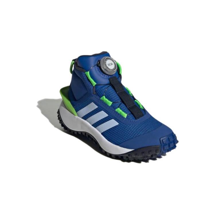 adidas Scarpe da Corsa Alte Porta Trail Ammortizzazione Anti Calcio Blu Bambino IG7260