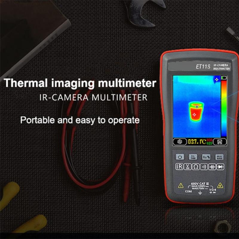 4000 Counts Multimeter 24x32 Thermal Imager Rechargeable Thermal Imaging Camera Voltage Resistance Diode Test Meter