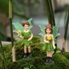 2Pcs Funny Fairy Boy And Girl Statue, Fairy Garden Accessories, Resin Sculpture For Micro Landscape Flowerpot Lawn Yard Garden