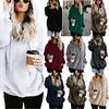 Warm Winter Women Fluffy Fur Sweatshirt Hoodie Jumper Coat Pullover Hooded Tops
