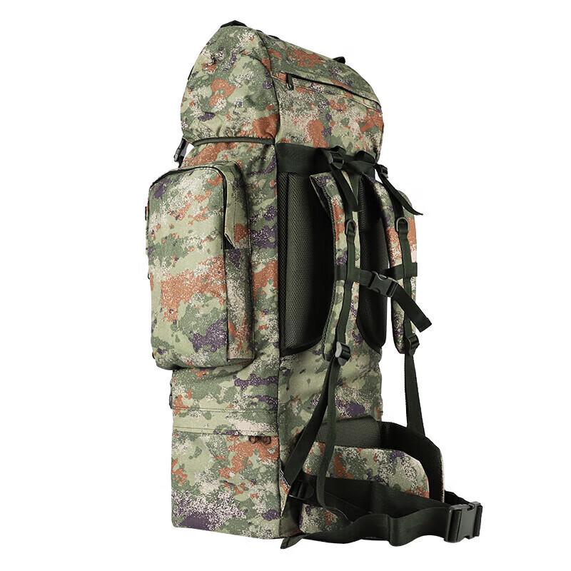 Jingshengxun 110L U-Rahmen Camouflage Taktischer Rucksack