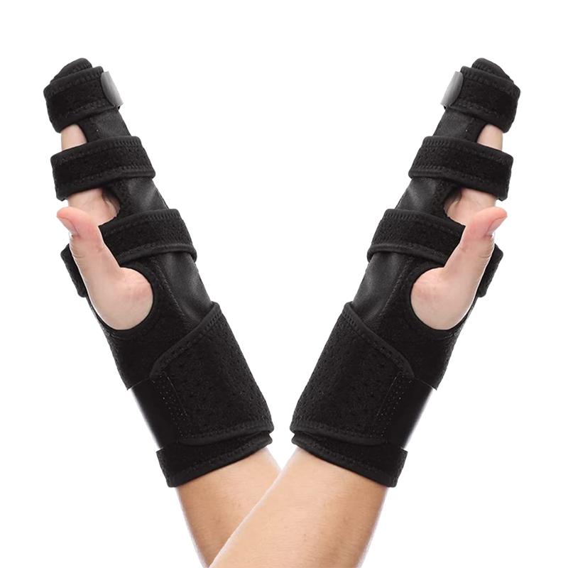 Trigger Finger Splint, 3 Fingers Brace For Index, Middle, Ring Or Little Finger, Hand Splint Finger Straightener For Arthritis