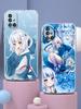Gawr Gura Hololive Shark Anime Phone Case For Samsung Galaxy A51 A71 A21S A12 A11 A31 A41 A52 A32 5G A72 A01 A02S Clear Cover