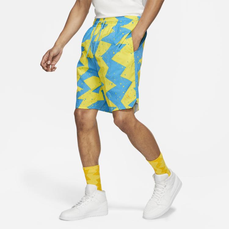 Jordan Jumpman Poolside 9" Breathable Shorts Men Bottoms Blue CJ4702-446