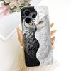 Cute Cartoon Black Cat Dragon Soft Silicone Case For Oppo Reno15 15C 15F 15 Pro Phone Shell Shockproof Cover Anti-scratch Bumper