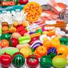 Cutting Play Food Toy for Kids Kitchen Toys Pretend Play Fruit Vegetable Pizza Cake Accessories Early Educational for Girl's Toy
